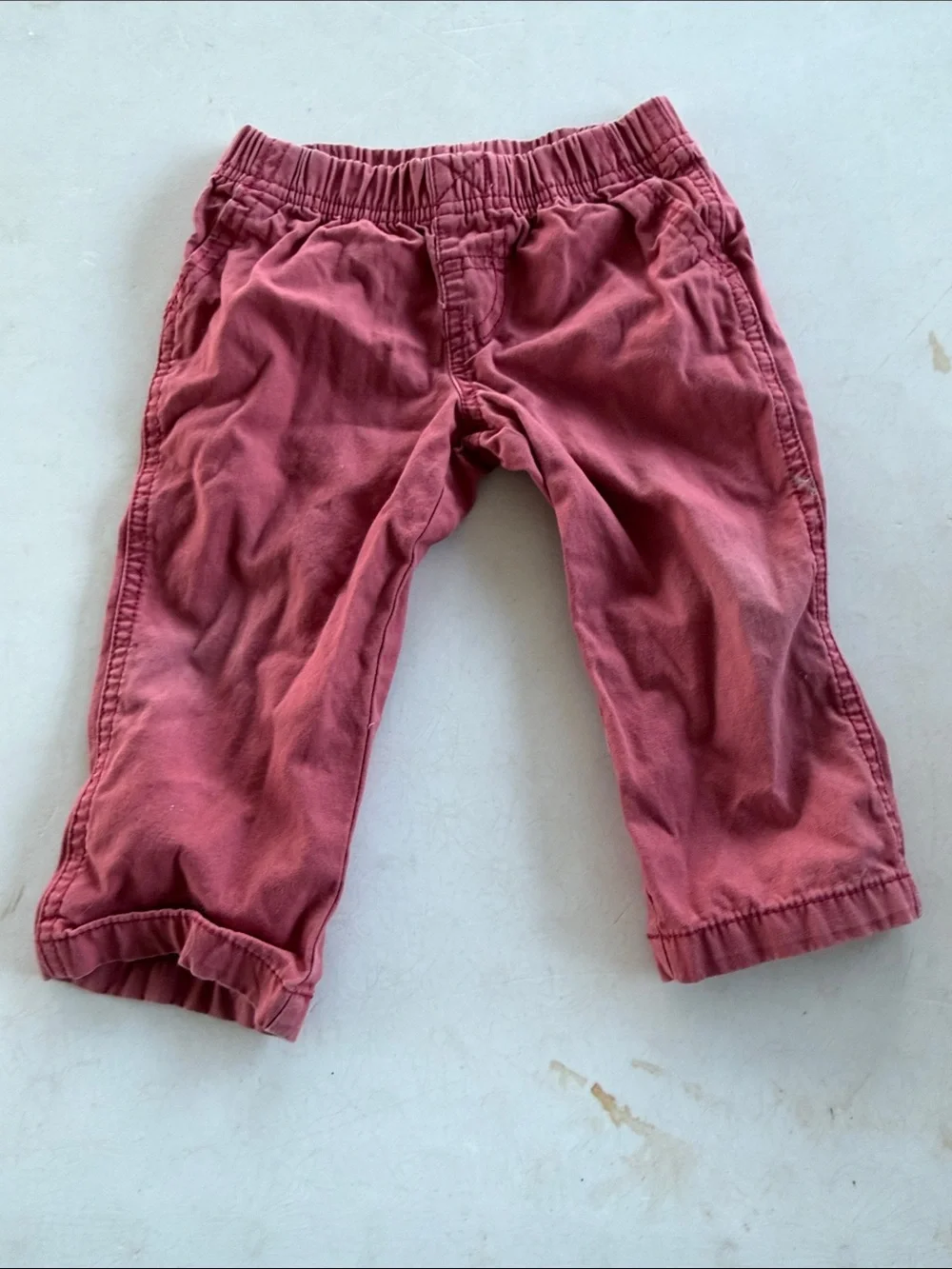 Carter's Dusty Rose Elastic-Waist Kids Pants